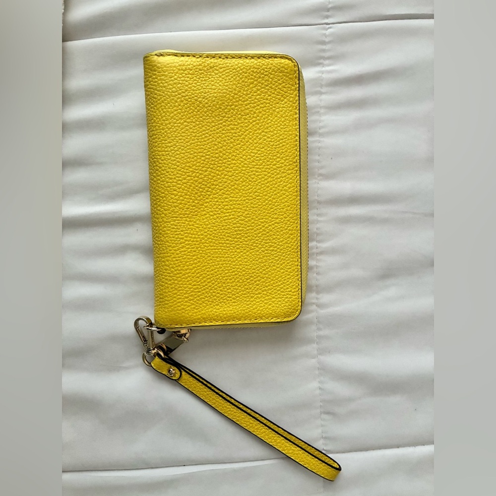 Michael Kors Vibrant Yellow Wristlet - Picture 2 of 4